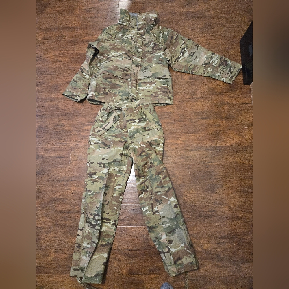 TRU SPEC Camouflage Camo Outfit Shirt Pants Mens Medium Paintball Ops Cosplay